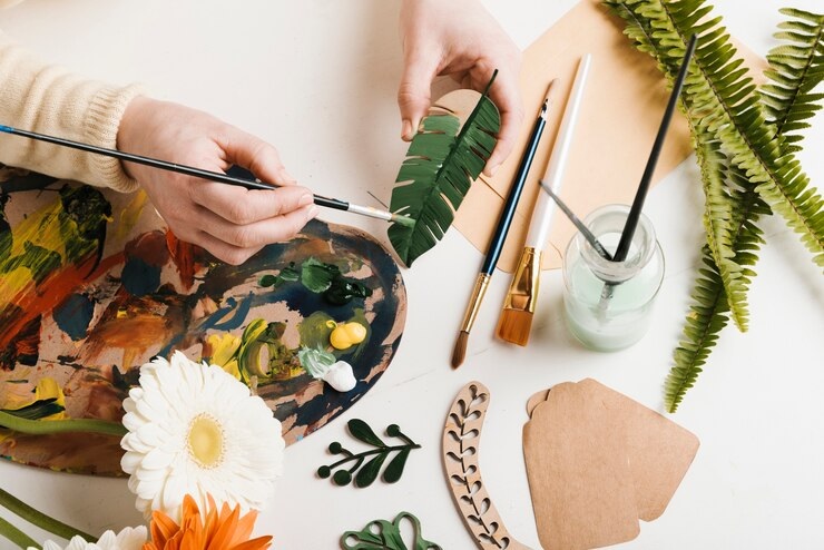 Nature’s Palette: Creative Painting Activities with Plants for Grade 1