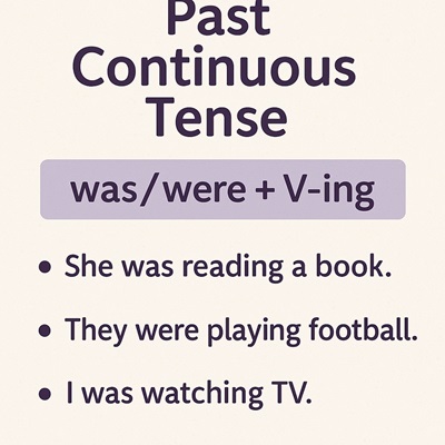 Past Continuous Tense