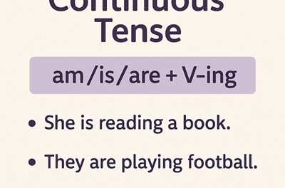 Present Continuous Tense