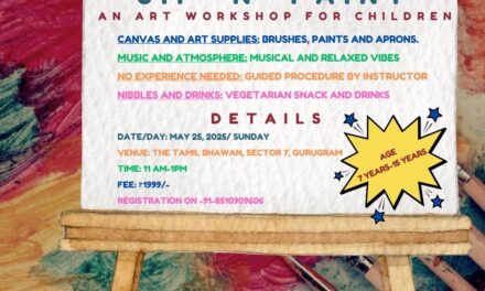 Sip ‘N’ Paint- An Art Workshop for Children